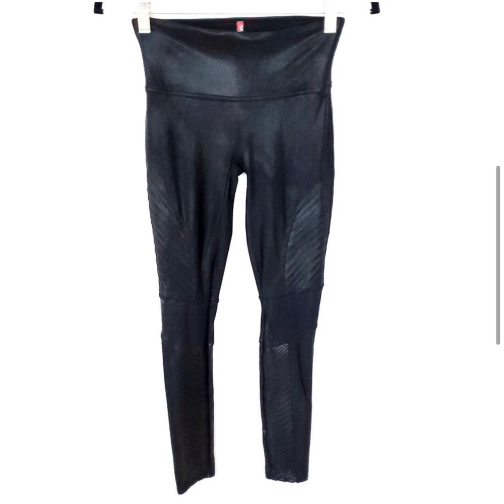 SPANX Sara Blakely black Moto leggings - Picture 3 of 10